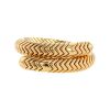 Half-articulated Bulgari Spiga bracelet in yellow gold - 00pp thumbnail