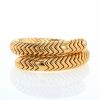 Half-articulated Bulgari Spiga bracelet in yellow gold - 360 thumbnail