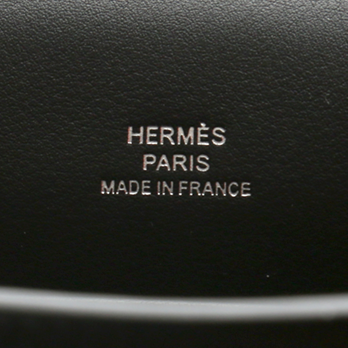 Pochette Hermès  Kelly - Clutch in pelle Swift nera - Detail D3