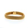 Brazalete flexible Tiffany & Co Somerset de oro amarillo - 360 thumbnail