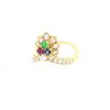 Dior  ring in yellow gold, diamonds and colored stones - 00pp thumbnail