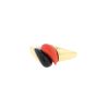 H. Stern  ring in yellow gold, coral and onyx - 00pp thumbnail
