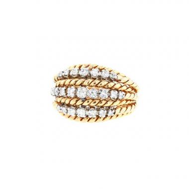Chanel Chanel Gold And Diamond Dome Ring Available For Immediate Sale At  Sotheby's