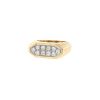 Vintage   1980's ring in 14 carats yellow gold and diamonds - 00pp thumbnail
