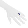 Bague Vintage  en or jaune et lapis-lazuli - Detail D1 thumbnail