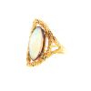 Modern Vintage   1970's ring in yellow gold and opal - 00pp thumbnail