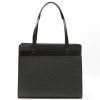 Bolso de mano Louis Vuitton  Croisette en cuero Epi negro - Detail D7 thumbnail