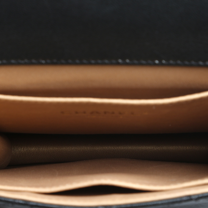 Borsa a tracolla Chanel   in pelle trapuntata nera - Detail D2