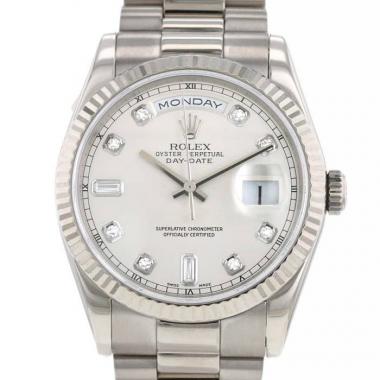 Rolex Day-Date  in white gold Ref: Rolex - 118239  Circa 2002