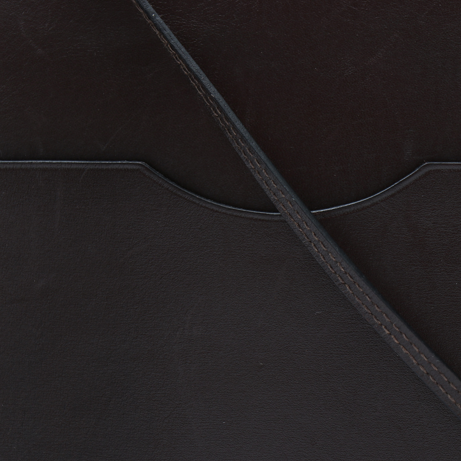Hermès Onimetou shoulder bag in brown leather - Detail D1