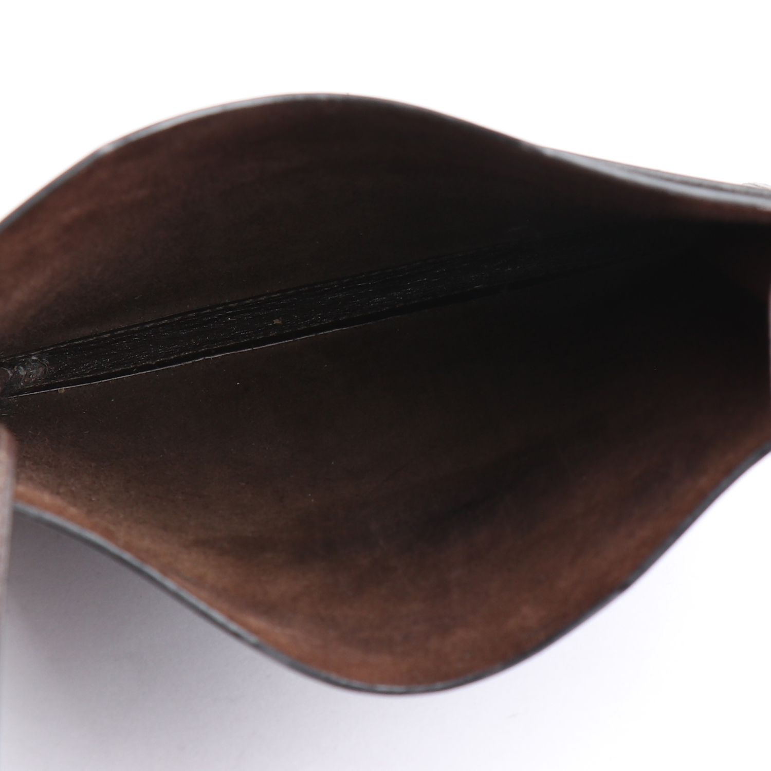 Hermès Onimetou shoulder bag in brown leather - Detail D2