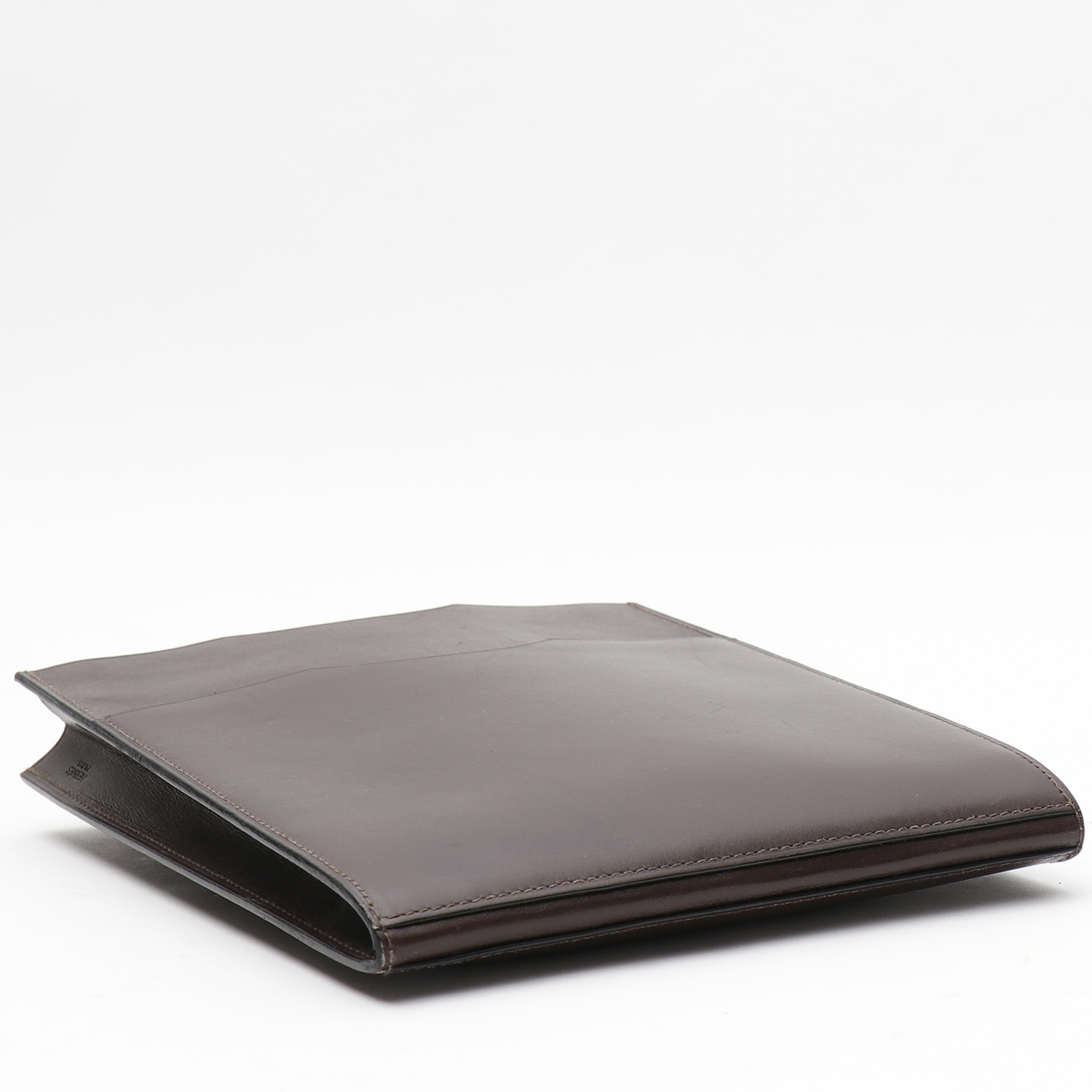 Hermès Onimetou shoulder bag in brown leather - Detail D4
