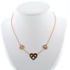Collier Poiray Coeur Entrelacé en or jaune - 360 thumbnail
