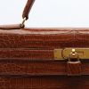 Hermès  Kelly 32 cm handbag  in Etruscan red crocodile - Detail D1 thumbnail
