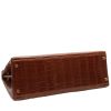 Hermès  Kelly 32 cm handbag  in Etruscan red crocodile - Detail D5 thumbnail