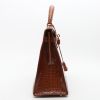 Hermès  Kelly 32 cm handbag  in Etruscan red crocodile - Detail D6 thumbnail