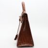 Hermès  Kelly 32 cm handbag  in Etruscan red crocodile - Detail D7 thumbnail