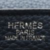 Bolso de mano Hermès  Kelly 35 cm en cuero togo azul - Detail D3 thumbnail
