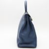 Bolso de mano Hermès  Kelly 35 cm en cuero togo azul - Detail D7 thumbnail