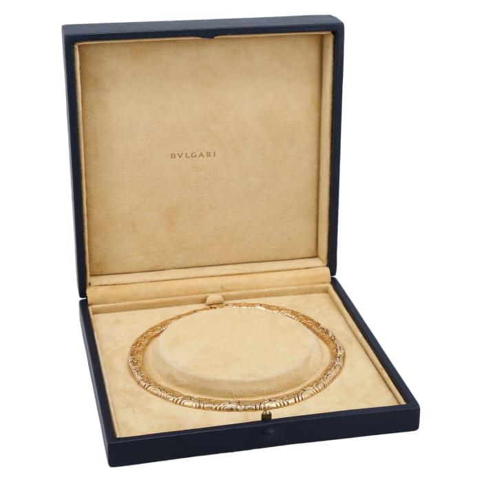 Bulgari Alveare necklace in yellow gold - Detail D2