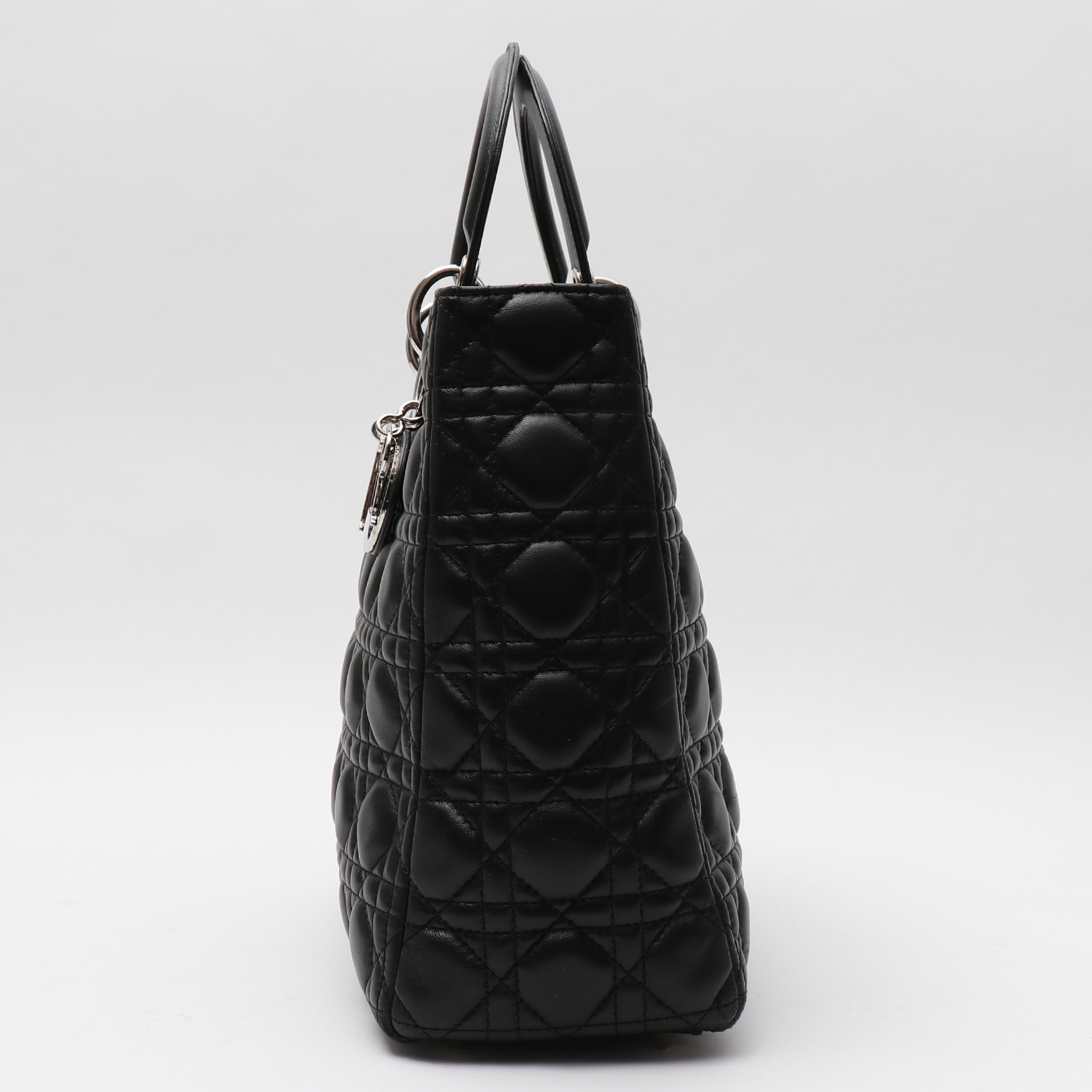 Borsa Dior  Lady Dior in pelle cannage nera - Detail D5