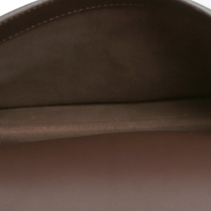 Hermès  Sac à dépêches small model  briefcase  in brown Evercalf leather - Detail D2