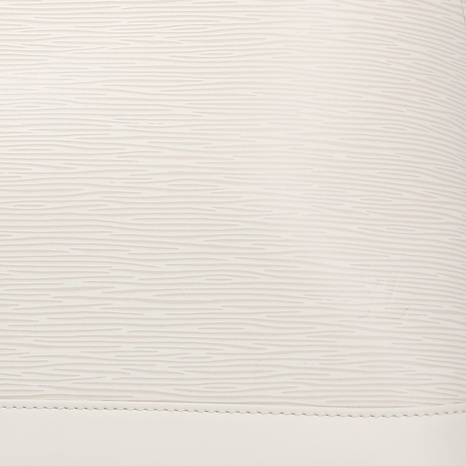 Bolso de mano Louis Vuitton  Alma modelo mediano  en cuero Epi blanco - Detail D1