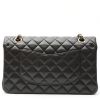 Chanel  Timeless Classic handbag  in black quilted leather - Detail D7 thumbnail