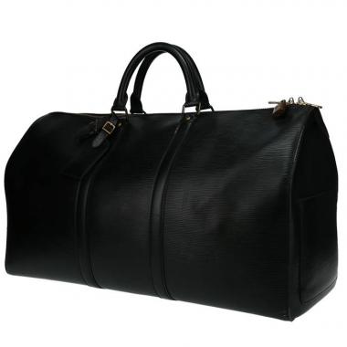 Keepall 50 Vintage bag in black epi leather Louis Vuitton - Second