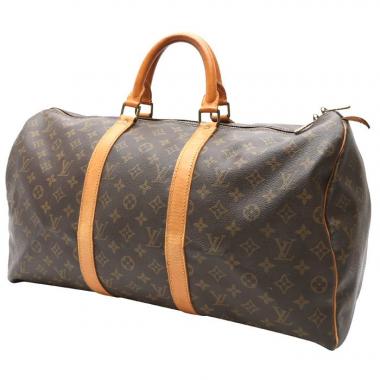 Brown Louis Vuitton Monogram Keepall 50 Suppress Bag, RvceShops Revival