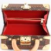 Louis Vuitton  Valisette Tresor trunk  in brown monogram canvas  and natural leather - Detail D2 thumbnail