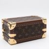 Louis Vuitton  Valisette Tresor trunk  in brown monogram canvas  and natural leather - Detail D4 thumbnail