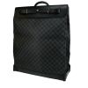 Borsa weekend Louis Vuitton  Steamer Bag in tela a scacchi e pelle nera - 00pp thumbnail