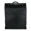 Sac de week end Louis Vuitton  Steamer Bag en toile damier graphite et cuir noir - Detail D2 thumbnail