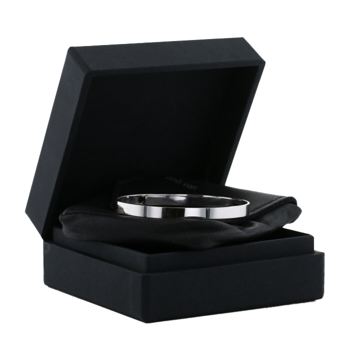 Dinh Van Serrure large model bracelet in white gold and diamond - Detail D2