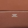 Bolso bandolera Hermès  Halzan en cuero togo color oro - Detail D9 thumbnail