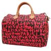 Louis Vuitton  Speedy Editions Limitées handbag  in brown and pink monogram canvas  and natural leather - 00pp thumbnail