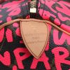 Louis Vuitton  Speedy Editions Limitées handbag  in brown and pink monogram canvas  and natural leather - Detail D3 thumbnail