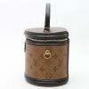 Bolso de mano Louis Vuitton  Cannes en lona Monogram marrón y cuero negro - Detail D5 thumbnail