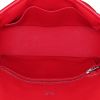 Hermès  Berline handbag  in red Swift leather - Detail D2 thumbnail