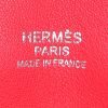 Hermès  Berline handbag  in red Swift leather - Detail D3 thumbnail