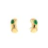 Chaumet Anneau earrings for non pierced ears in yellow gold and emerald - 00pp thumbnail