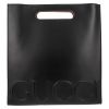 Gucci   shopping bag  in black leather - Detail D2 thumbnail