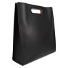 Gucci   shopping bag  in black leather - Detail D6 thumbnail