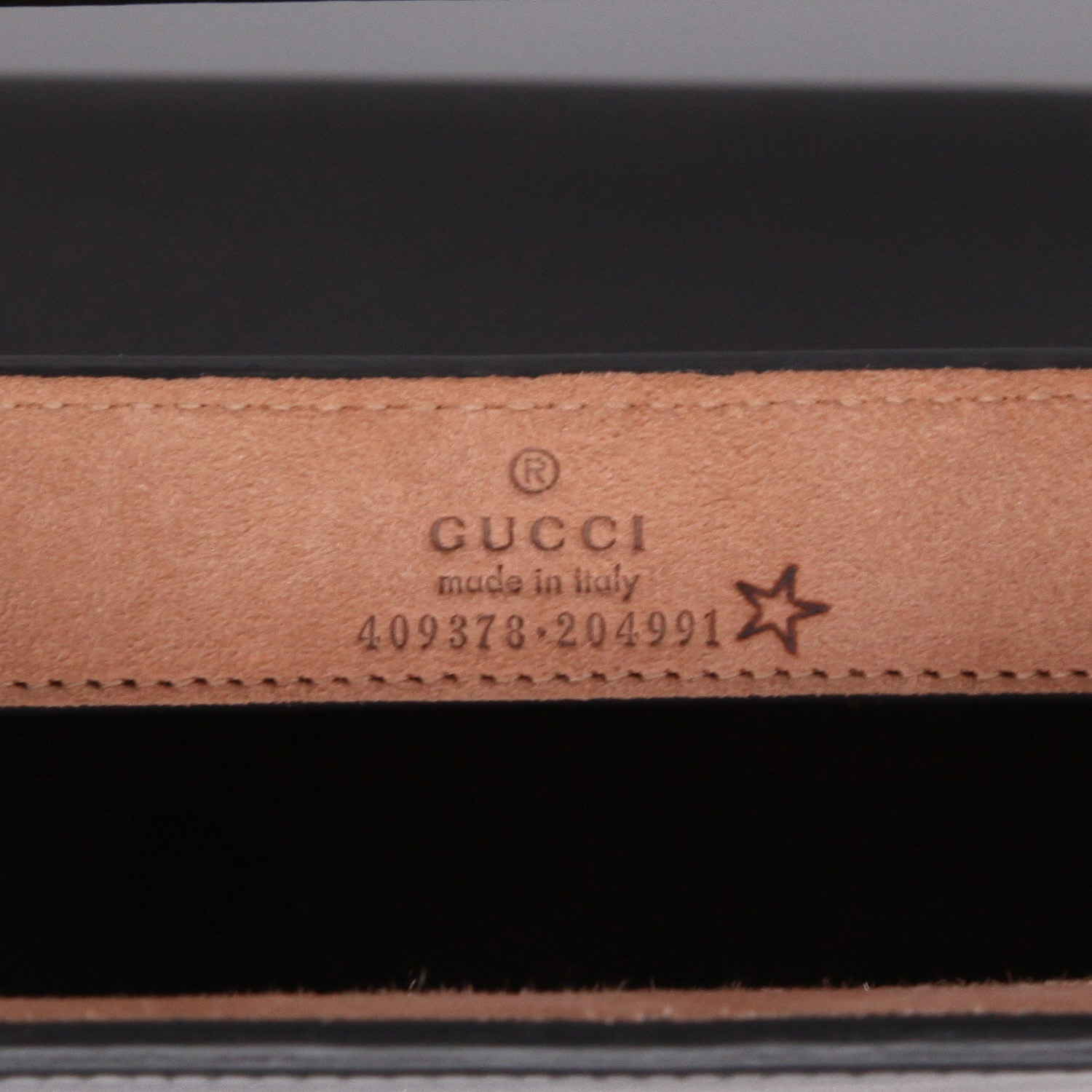 Gucci   shopping bag  in black leather - Detail D9