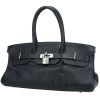 Hermès  Birkin Shoulder bag worn on the shoulder or carried in the hand  in navy blue leather taurillon clémence - 00pp thumbnail