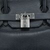 Borsa da spalla o a mano Hermès  Birkin Shoulder in pelle taurillon clemence blu marino - Detail D1 thumbnail