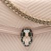 Bulgari  Forever shoulder bag  in powder pink leather - Detail D1 thumbnail