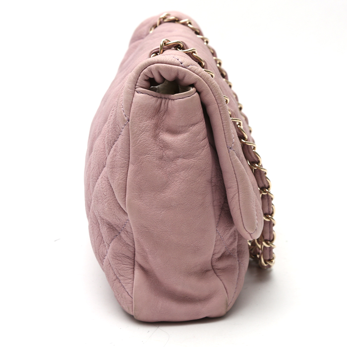 Borsa Chanel   in pelle trapuntata rosa polvere - Detail D6