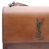 Borsa a tracolla Saint Laurent  Sunset in pelle marrone - Detail D1 thumbnail
